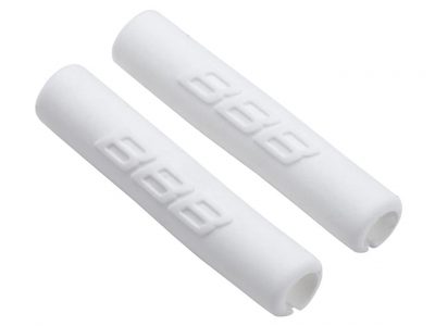 BBB BCB-90B CABLEWRAP Gumenný chránič na bovden, biely 2ks